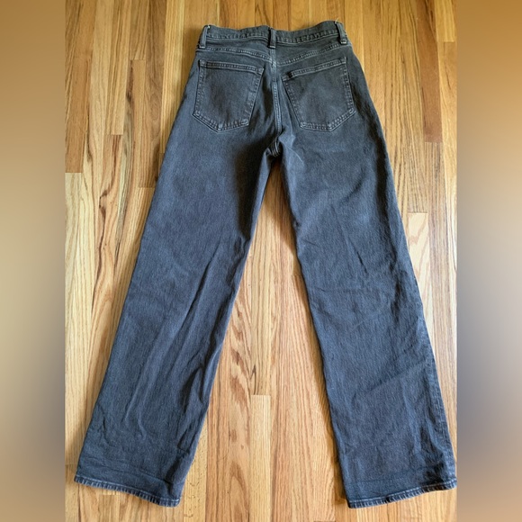 Dark brown Abercrombie high rise 90s relaxed jean - Picture 4 of 7